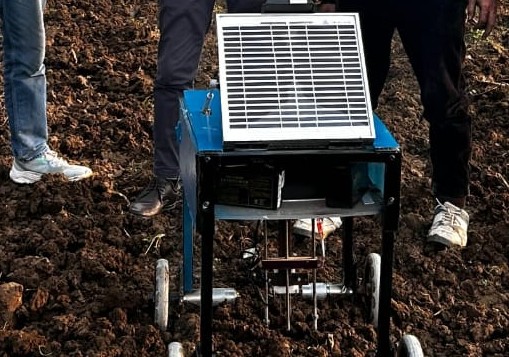 Design and Development of a self propelled rover for NPK monitoring